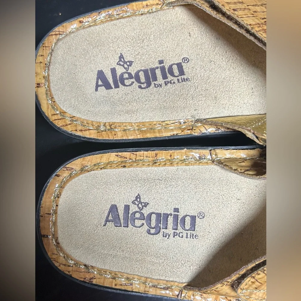 Alegria Carina Cork Sandals Shoes Women’s Sz 38 (8) - Picture 3 of 5